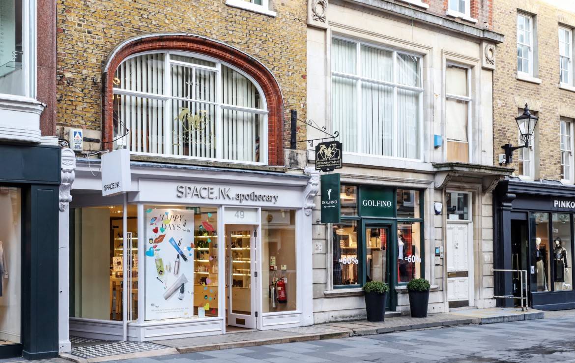 South Molton Street, retail and office space, London