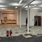 Commercial property management of the 2nd floor Venue Studios Edinburgh during its refurb in January 2024